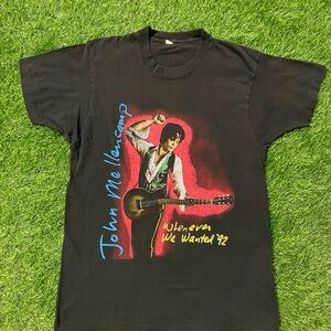 Vintage 90s John Mellencamp 1992 whenever we wanted t shirt size XL